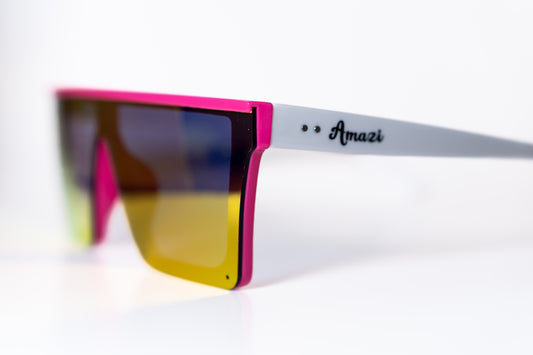 Amazi Shades -  White/Pink
