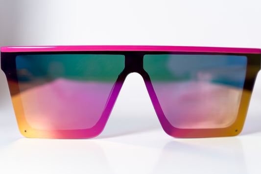 Amazi Shades -  White/Pink